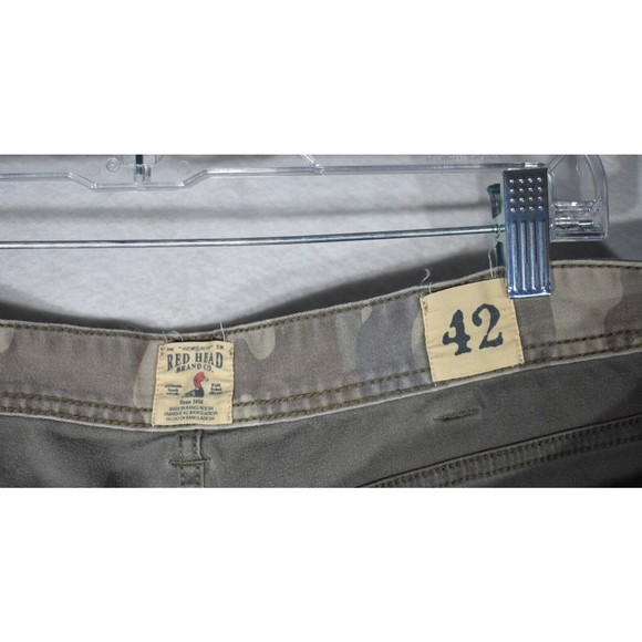 Red Head Cargo Shorts Size 42 Olive Green - Picture 7 of 7
